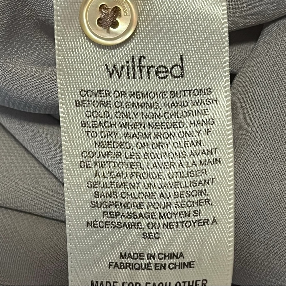 Aritzia Wilfred Barossa Watercolor Print Mini Dress Size S - Picture 10 of 16